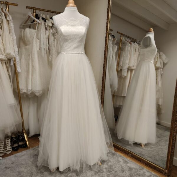 robe mariée tulle bianco evento depot vente Mariage Toulouse