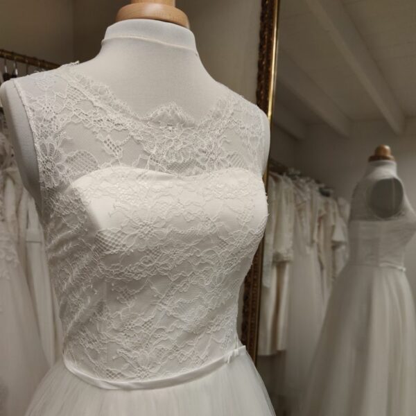 robe mariée tulle bianco evento depot vente Mariage Toulouse