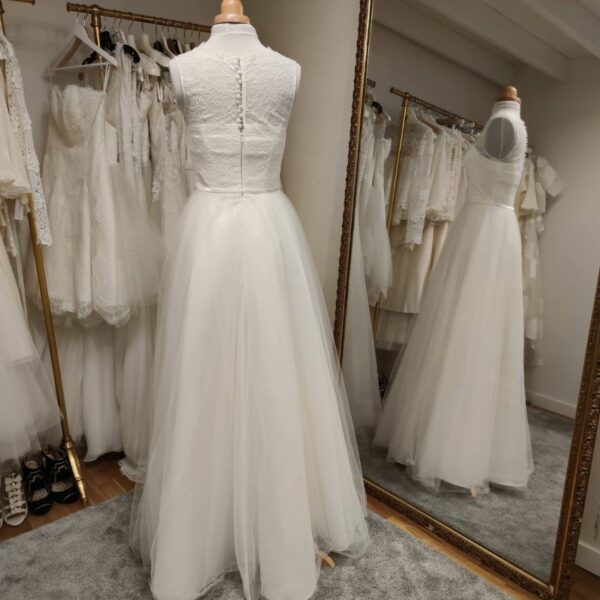 robe mariée tulle bianco evento depot vente Mariage Toulouse