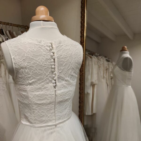 robe mariée tulle bianco evento depot vente Mariage Toulouse