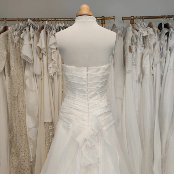robe mariée bustier organza