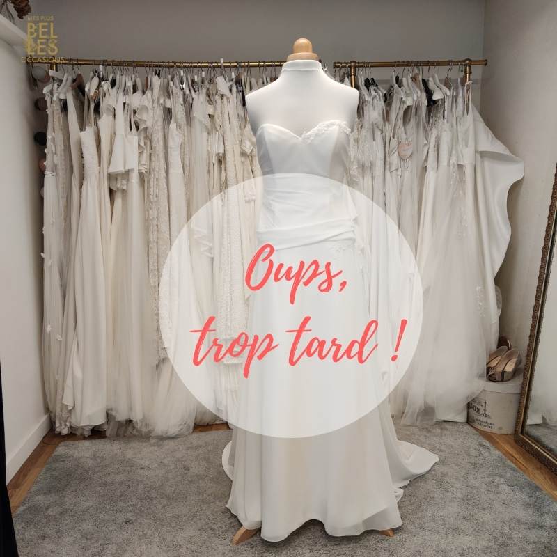 Robe de Mariée bustier Carrière Mariage Dépotvente Toulouse