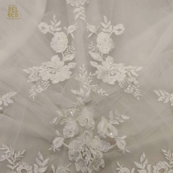 dentelle traine robe mariage princesse Toulouse