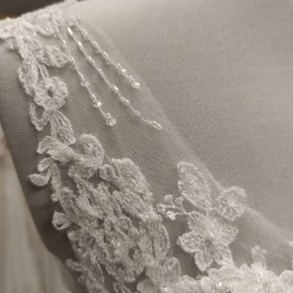 bretelles tulle brodé mariage Toulouse