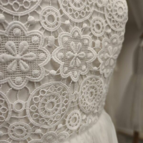 dentelle coton mariage civil