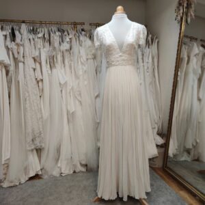 Robe mariée bohème créatrice Soie