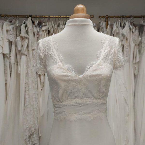 Robe mariée bohème Elsa Gary dépôt vente Toulouse