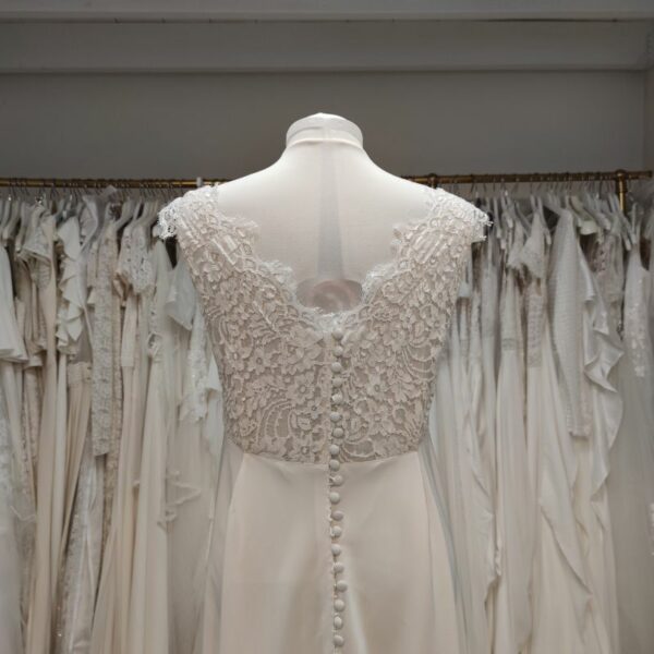 robe de mariée bohème - dos en dentelle