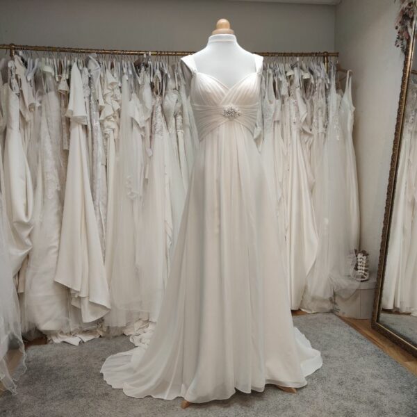robe simple & élégante en mousseline -dépot vente Toulouse