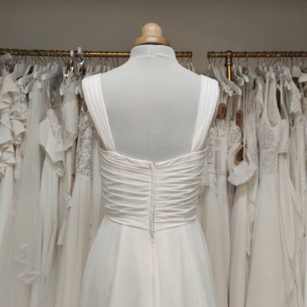 Robe mariée simple & élégante en mousseline - Toulouse