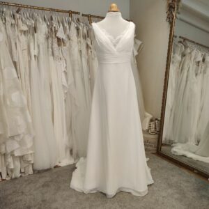 robe de mariée fluide bohème - second main Toulouse