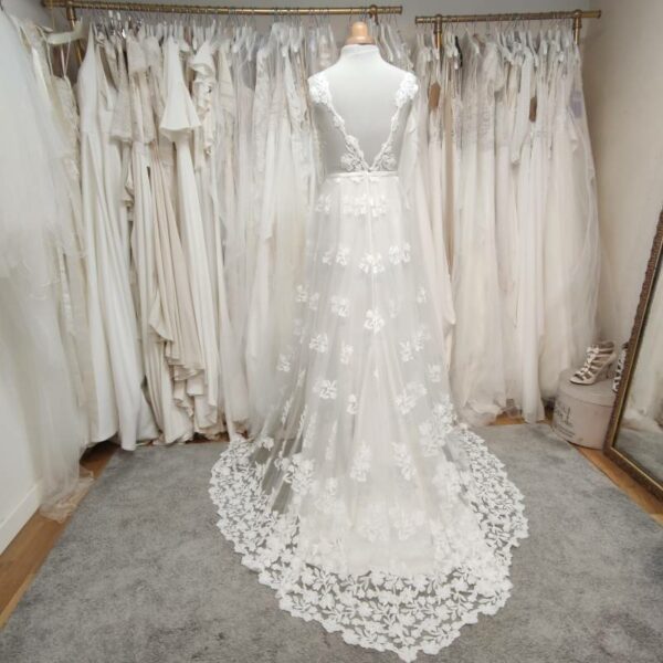 robe de mariée bohème chic - rime Arodaky- depot vente Toulouse