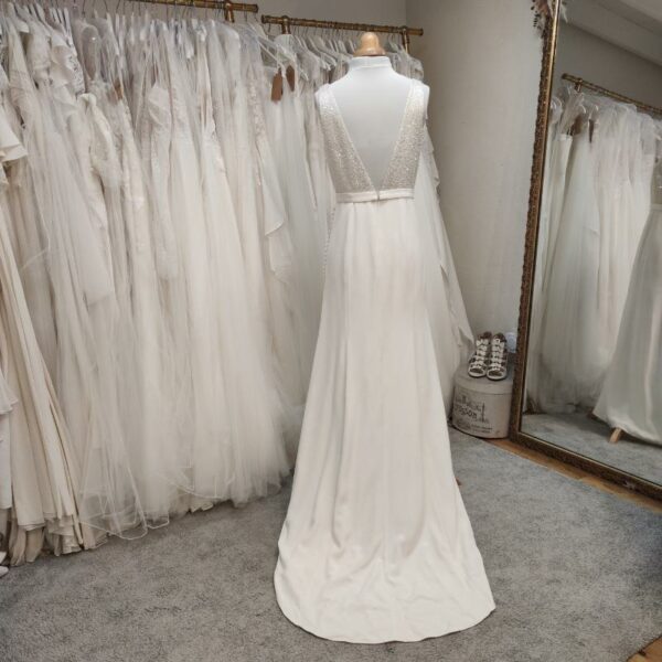 robe de mariée en soie - créatrice Elise Martimort - depot vente Toulouse