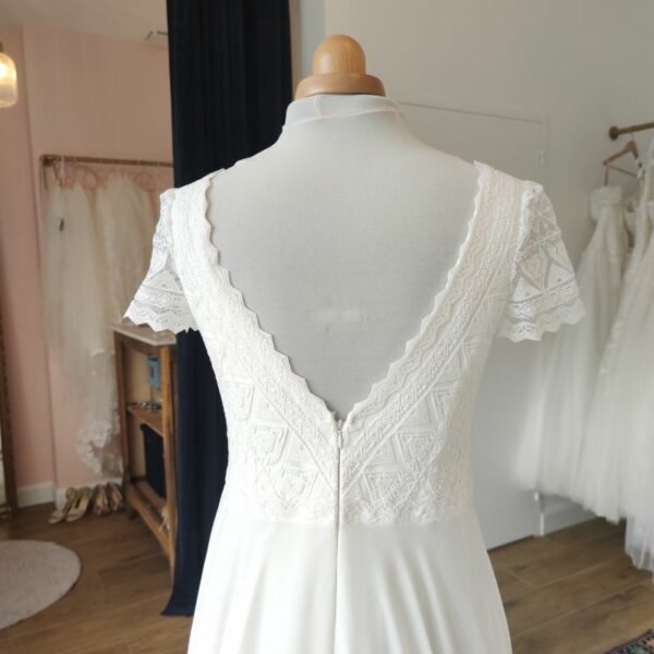 Robe de mariée bohème Hervé Paris - seconde main - Toulouse