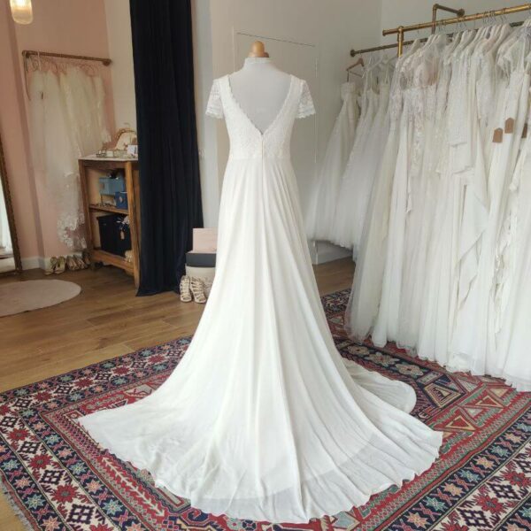Robe de mariée bohème Hervé Paris - seconde main - Toulouse