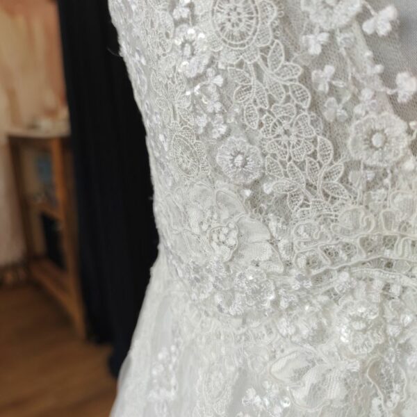 Robe de Mariée Tulle Ludivine - Nadia Orlando - T38/40 – Image 4