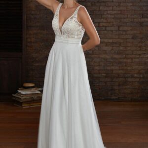 robe de mariée OUTLET - Modèle Perla bohème chic - Mes plus belles occasions