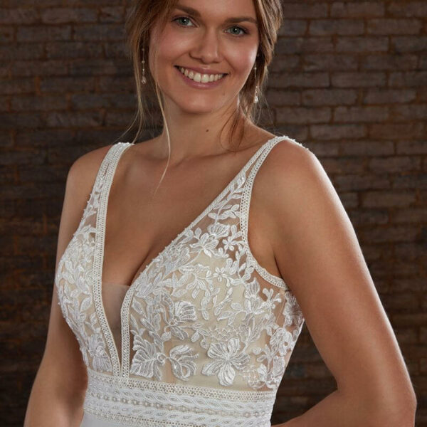 robe de mariée OUTLET - Modèle Perla bohème chic - Mes plus belles occasions