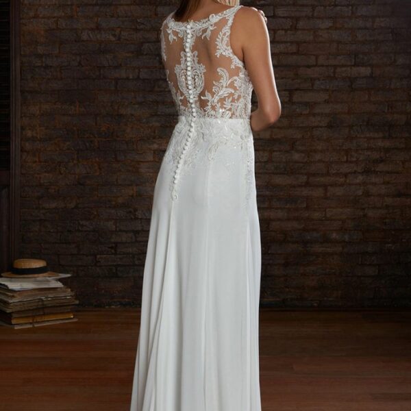 Modèle outlet - robe de mariée fourreau - Couture Nuptiale - Mes plus belles occasions