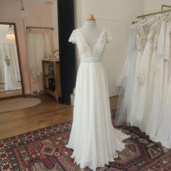 robe de mariée bohème - Neuve - marque BO'M - Mes plus belles occasions