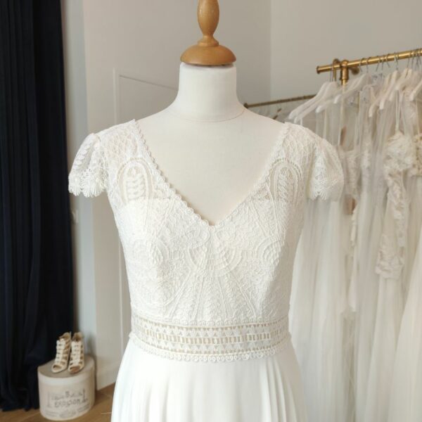 Robe de mariée de seconde main - modèle Just Chilling 6 - marque : Marylise - dépot vente Toulouse