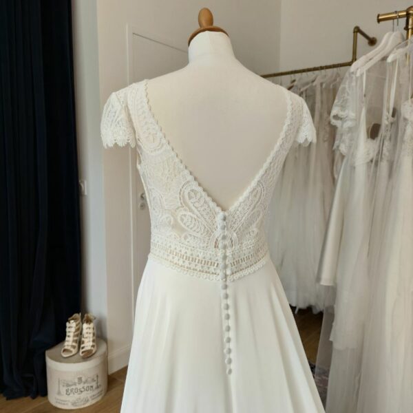 Robe de mariée de seconde main - modèle Just Chilling 6 - marque : Marylise - dépot vente Toulouse