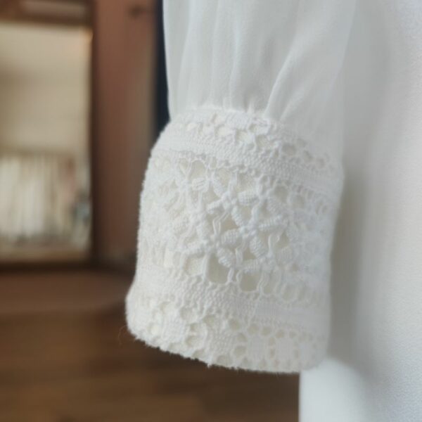 robe de mariée chic en crepe - modèle Tia - marque Cymbeline - seconde main - depot vente Mes plus belles occasions