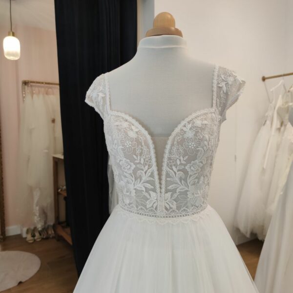 Robe de mariée en tulle délicate et romantique - Justin Alexander - Showroom Toulouse Mes plus belles occasions