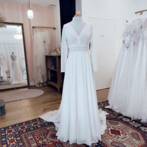 Robe de mariée bohème Malta - modèle outlet - Mes plus belles occasions