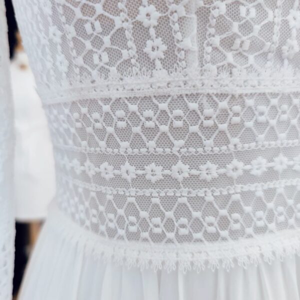Robe de mariée bohème Malta - modèle outlet - Mes plus belles occasions