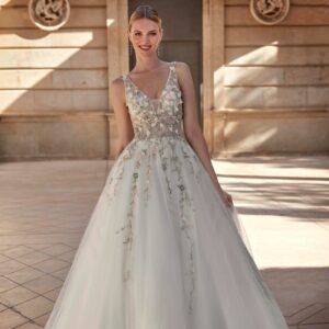 robe de mariée princesse en tulle - Flore - modèle outlet - Mes plus belles occasions
