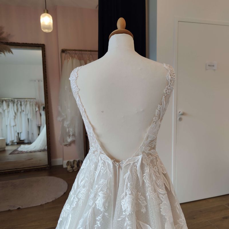 Robe de mariée chic en tulle pailleté - Justin Alexander - Dépôt vente - Mes plus belles occasions